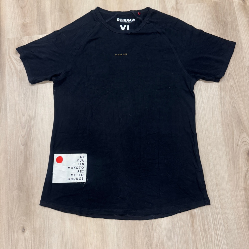 Haru Tee Once We Were Warriors Men’s black XL tshirt crew neck streetwear brand